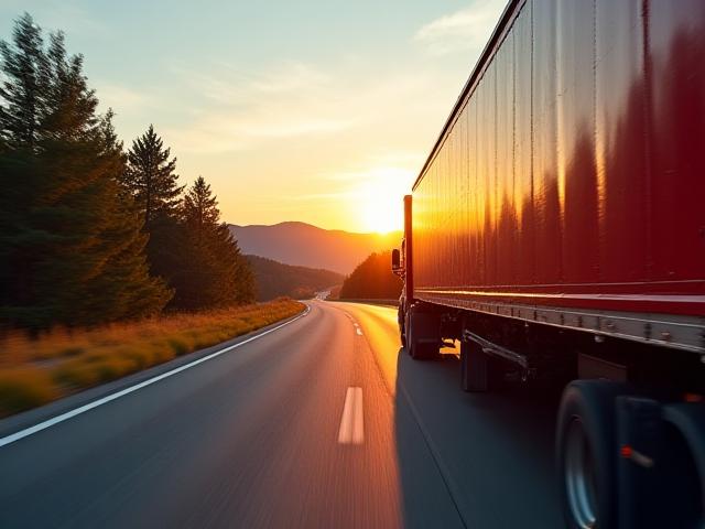 JLS Truck driving on NC highway